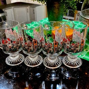 Set of 4 princess house coffee mugs